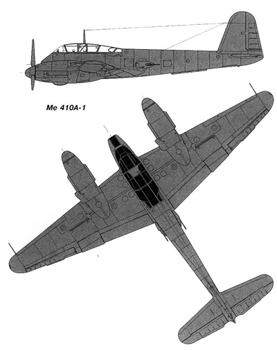Боевое применение Мессершмитт Me-410