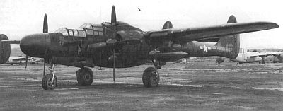 Боевое использование Нортроп P-61 Блэк Уидоу